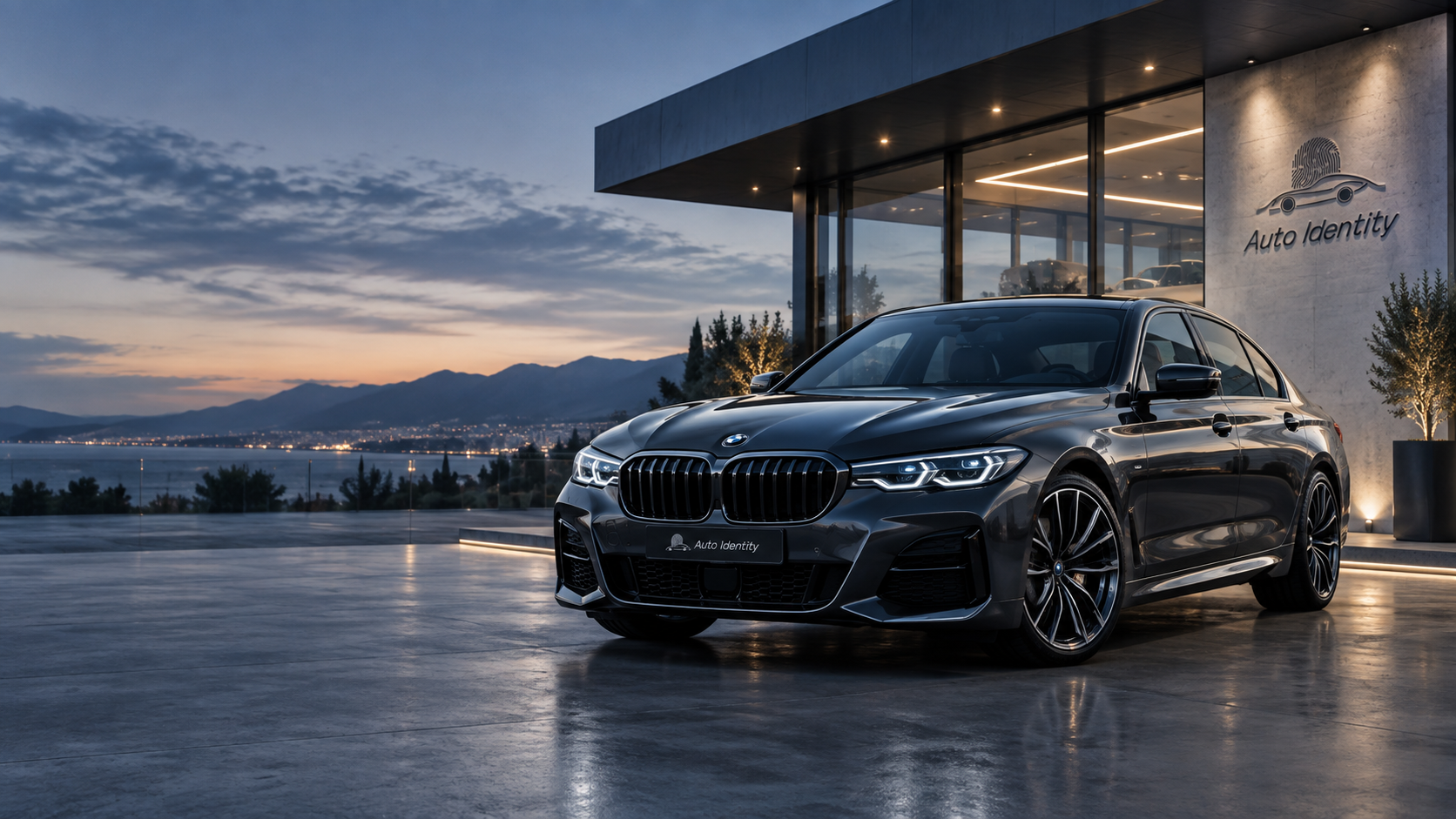 Premium rabljeni BMW ispred modernog Auto Identity salona